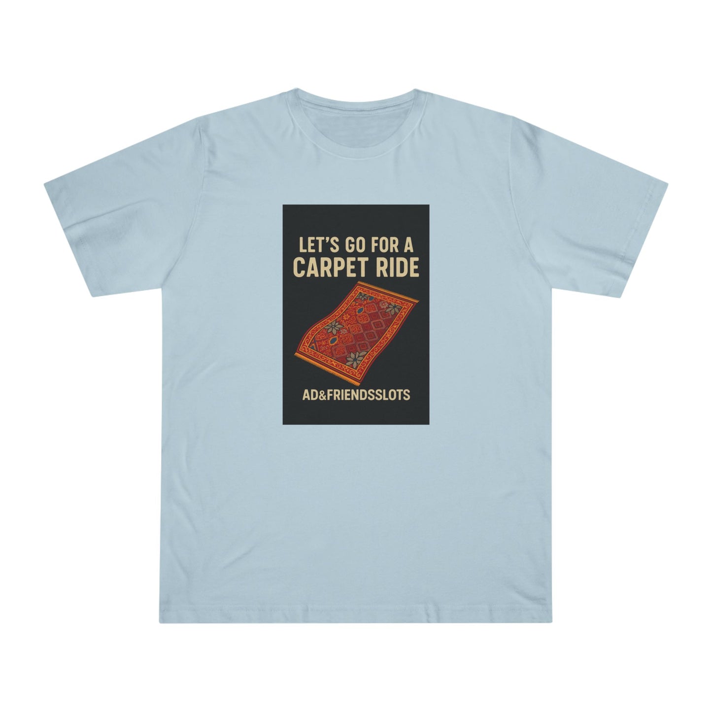 MGM Northfield Carpet Ride at the Casino: Unisex Deluxe T-shirt, Playful Graphic Tee, Fun Gift, Casual Wear, Festival Shirt, Adventure Apparel