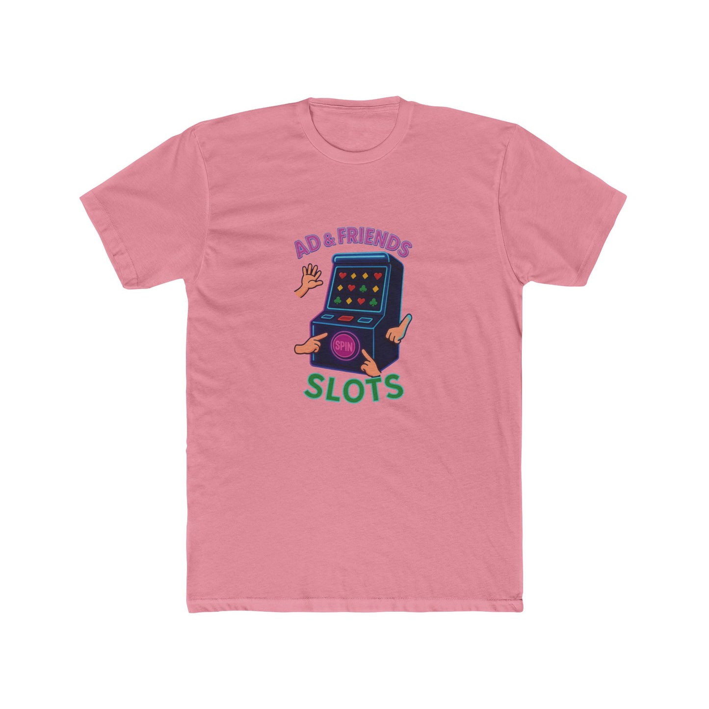 Retro Game Night Unisex Tee, Fun Slot Machine Design, Perfect for Game Lovers, Gifts for Friends, Casual Wear, Birthday Celebrations