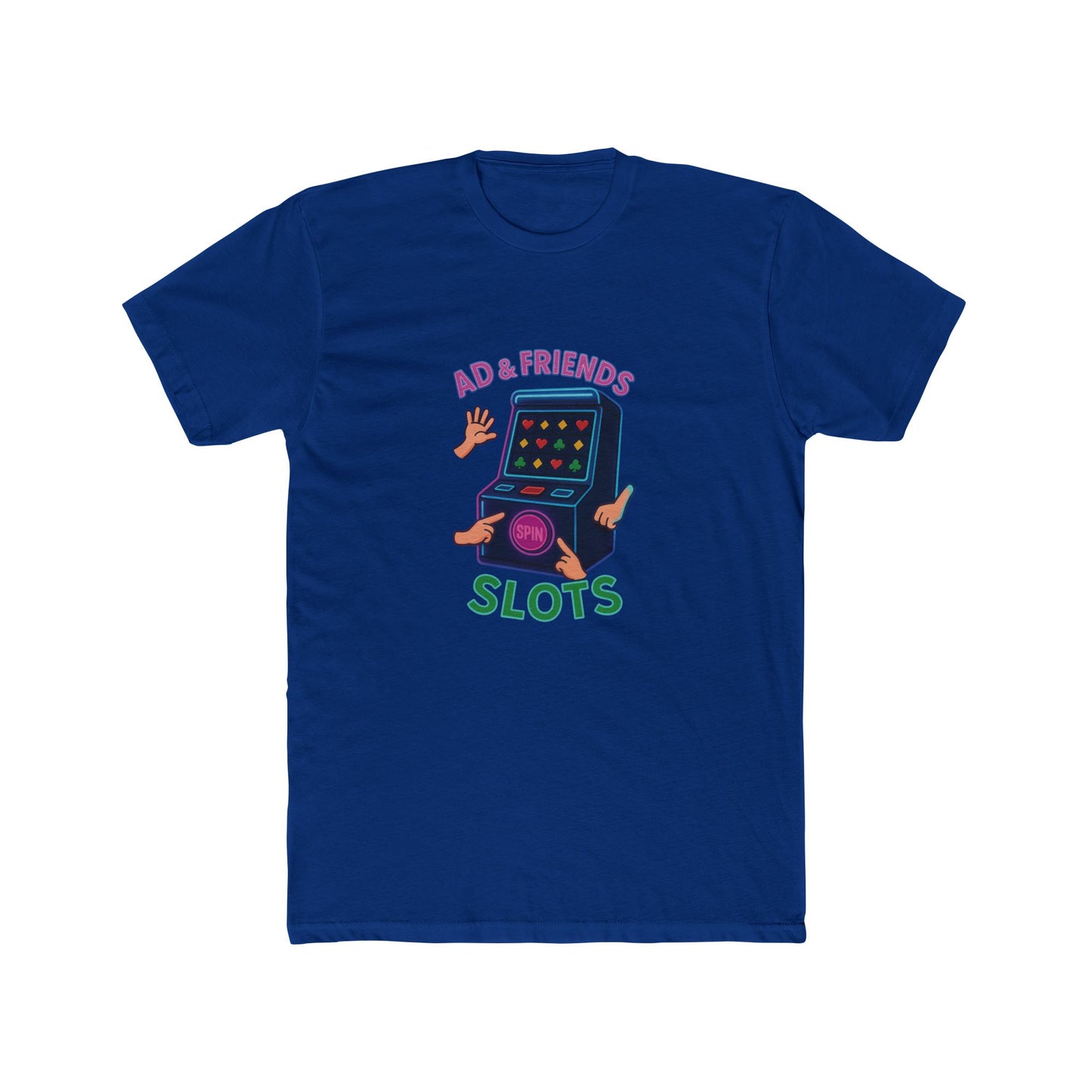 Retro Game Night Unisex Tee, Fun Slot Machine Design, Perfect for Game Lovers, Gifts for Friends, Casual Wear, Birthday Celebrations