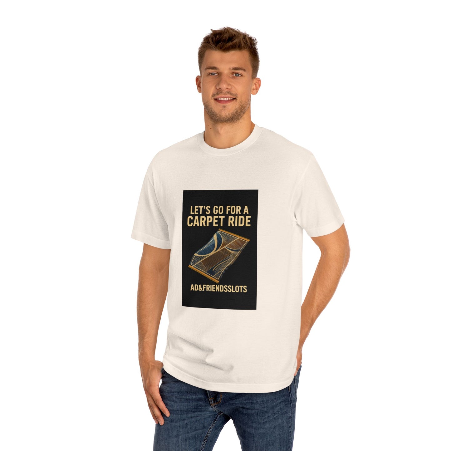 Jack Racino Carpet Ride – AD&FriendsSlots Casino T-Shirt-Unisex