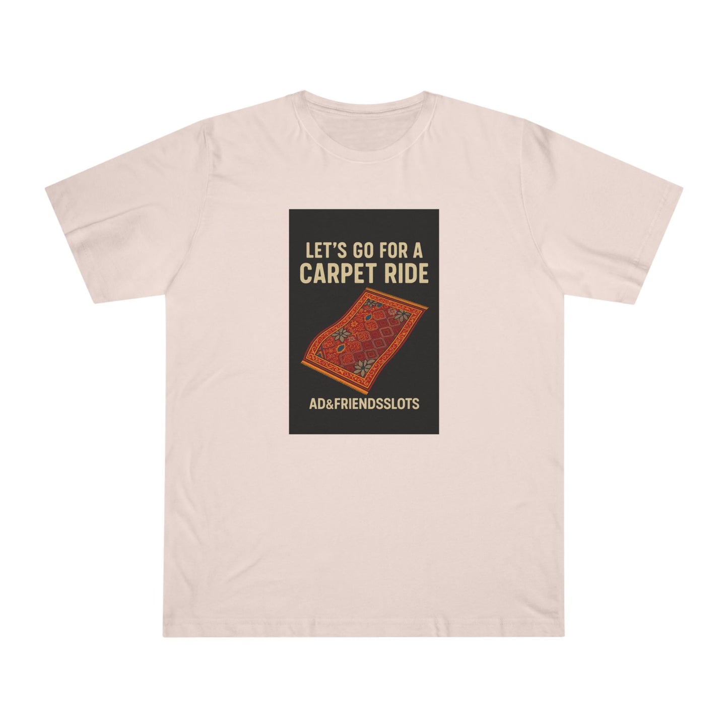 MGM Northfield Carpet Ride at the Casino: Unisex Deluxe T-shirt, Playful Graphic Tee, Fun Gift, Casual Wear, Festival Shirt, Adventure Apparel