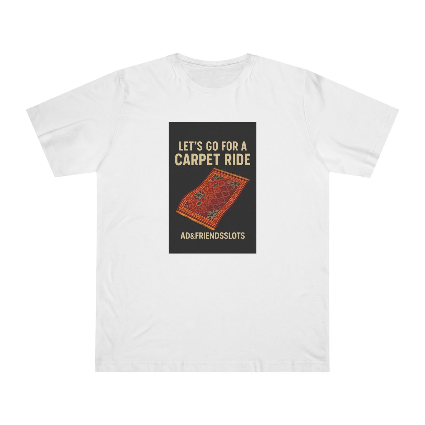 MGM Northfield Carpet Ride at the Casino: Unisex Deluxe T-shirt, Playful Graphic Tee, Fun Gift, Casual Wear, Festival Shirt, Adventure Apparel