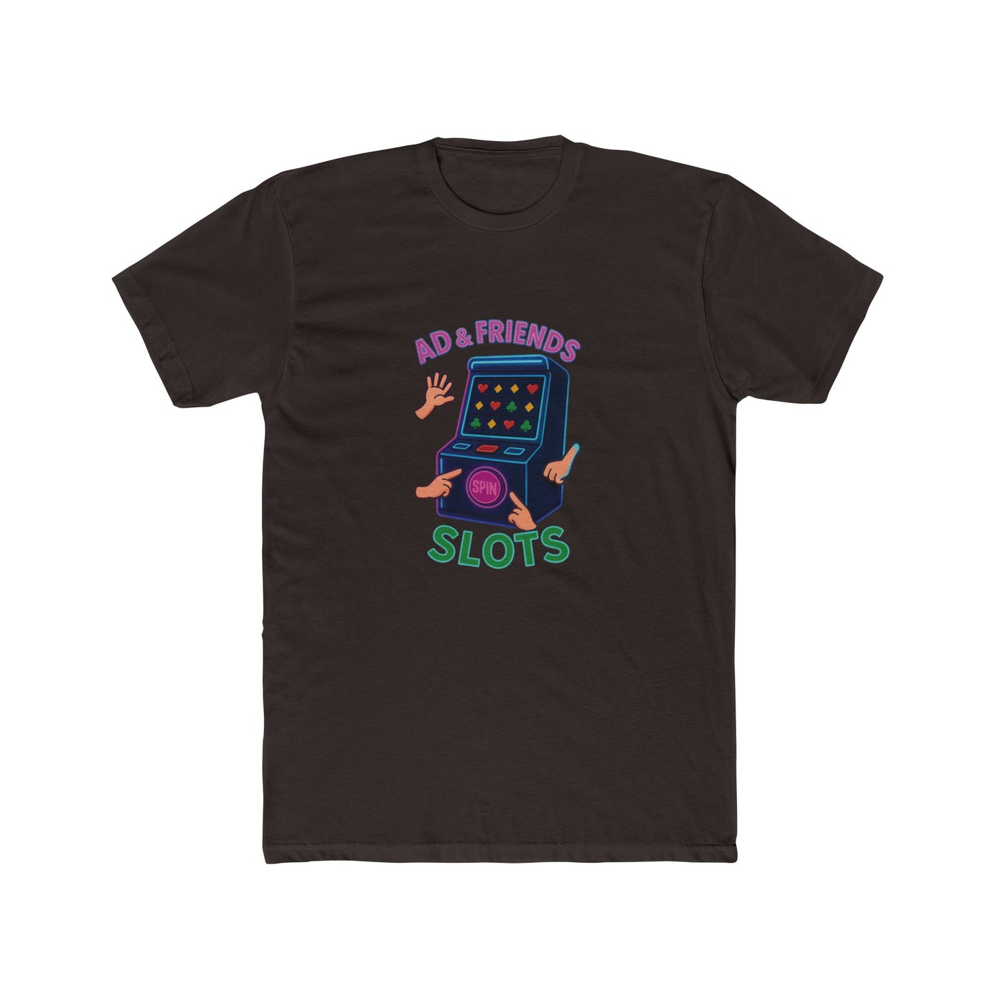 Retro Game Night Unisex Tee, Fun Slot Machine Design, Perfect for Game Lovers, Gifts for Friends, Casual Wear, Birthday Celebrations