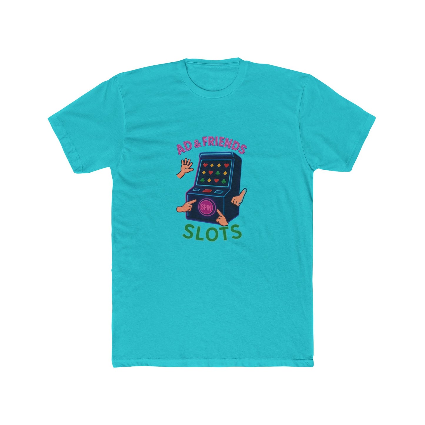 Retro Game Night Unisex Tee, Fun Slot Machine Design, Perfect for Game Lovers, Gifts for Friends, Casual Wear, Birthday Celebrations