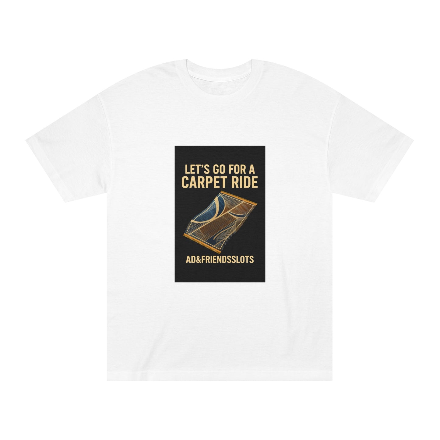 Jack Racino Carpet Ride – AD&FriendsSlots Casino T-Shirt-Unisex