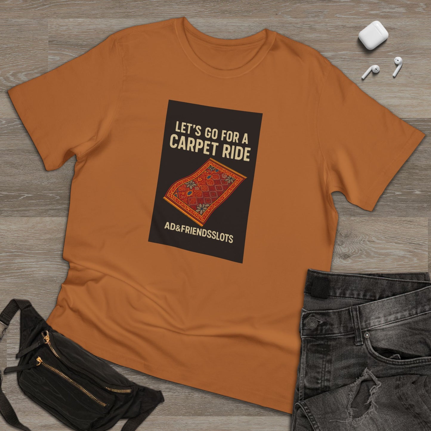 MGM Northfield Carpet Ride at the Casino: Unisex Deluxe T-shirt, Playful Graphic Tee, Fun Gift, Casual Wear, Festival Shirt, Adventure Apparel