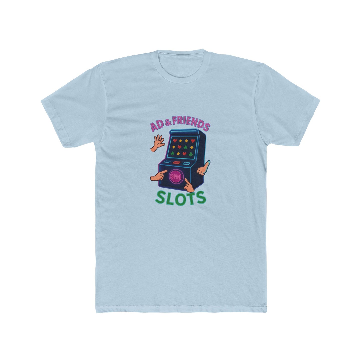 Retro Game Night Unisex Tee, Fun Slot Machine Design, Perfect for Game Lovers, Gifts for Friends, Casual Wear, Birthday Celebrations