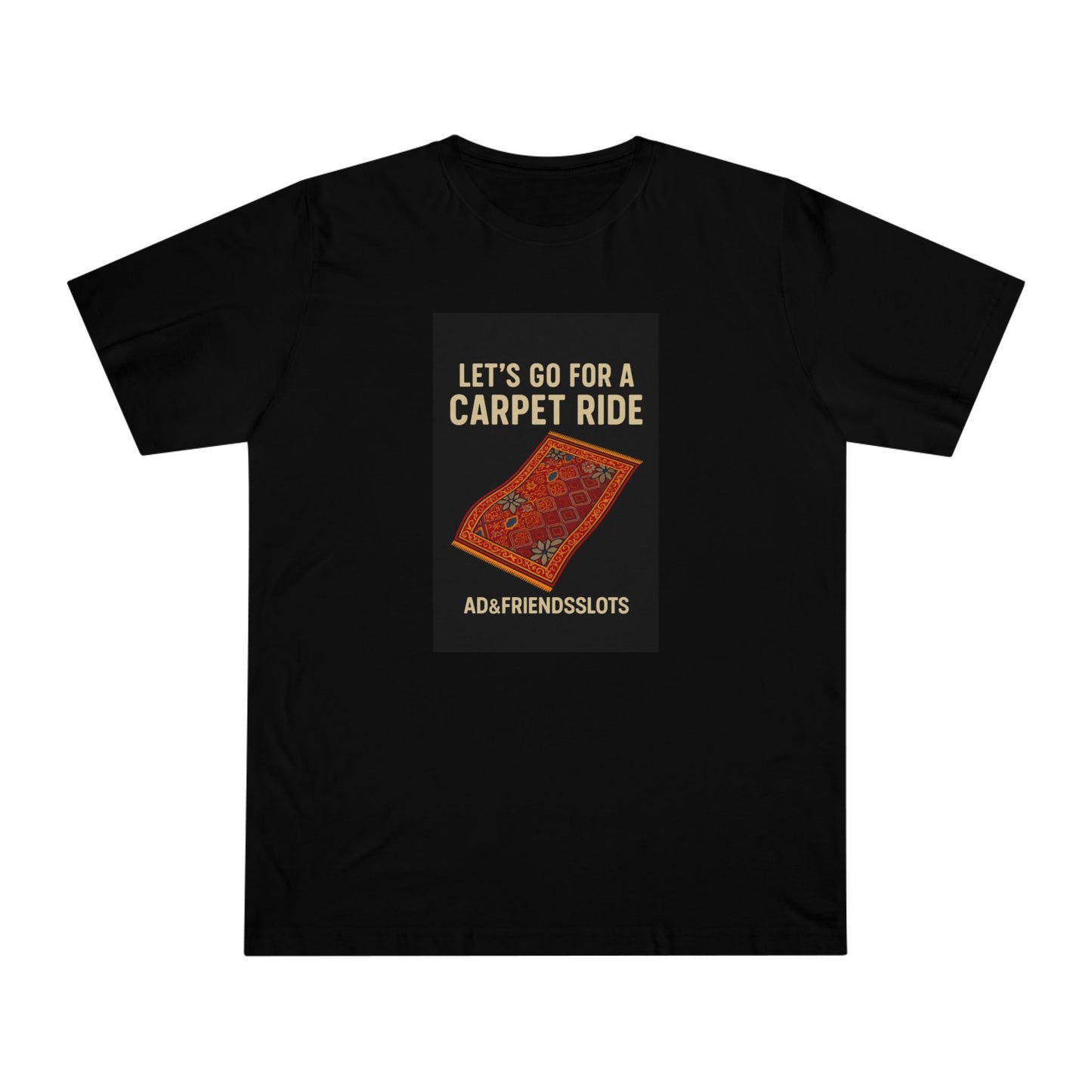 MGM Northfield Carpet Ride at the Casino: Unisex Deluxe T-shirt, Playful Graphic Tee, Fun Gift, Casual Wear, Festival Shirt, Adventure Apparel