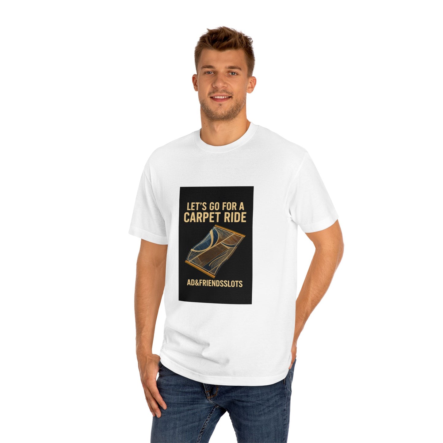 Jack Racino Carpet Ride – AD&FriendsSlots Casino T-Shirt-Unisex